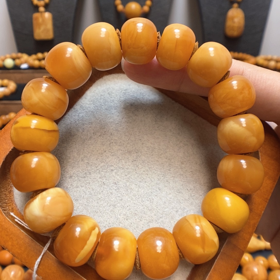 手链蜜蜡未镶嵌蜜蜡