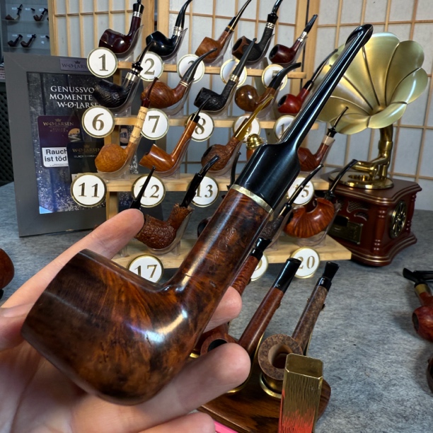 老烟斗意大利吉恩克劳德石楠木烟斗