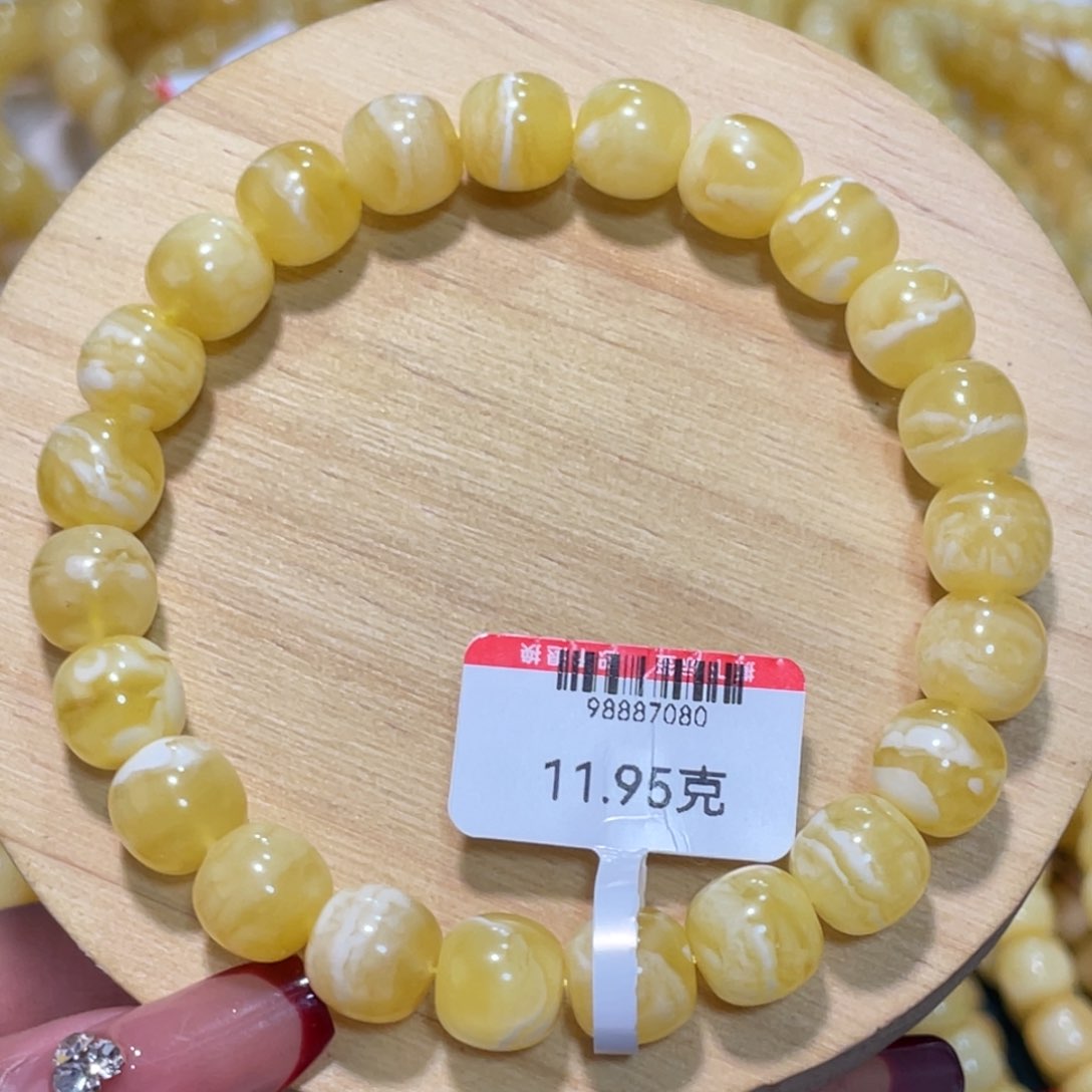 蜜蜡手链未镶嵌蜜蜡