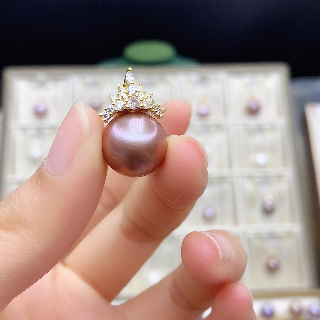 淡水珍珠颈饰合金