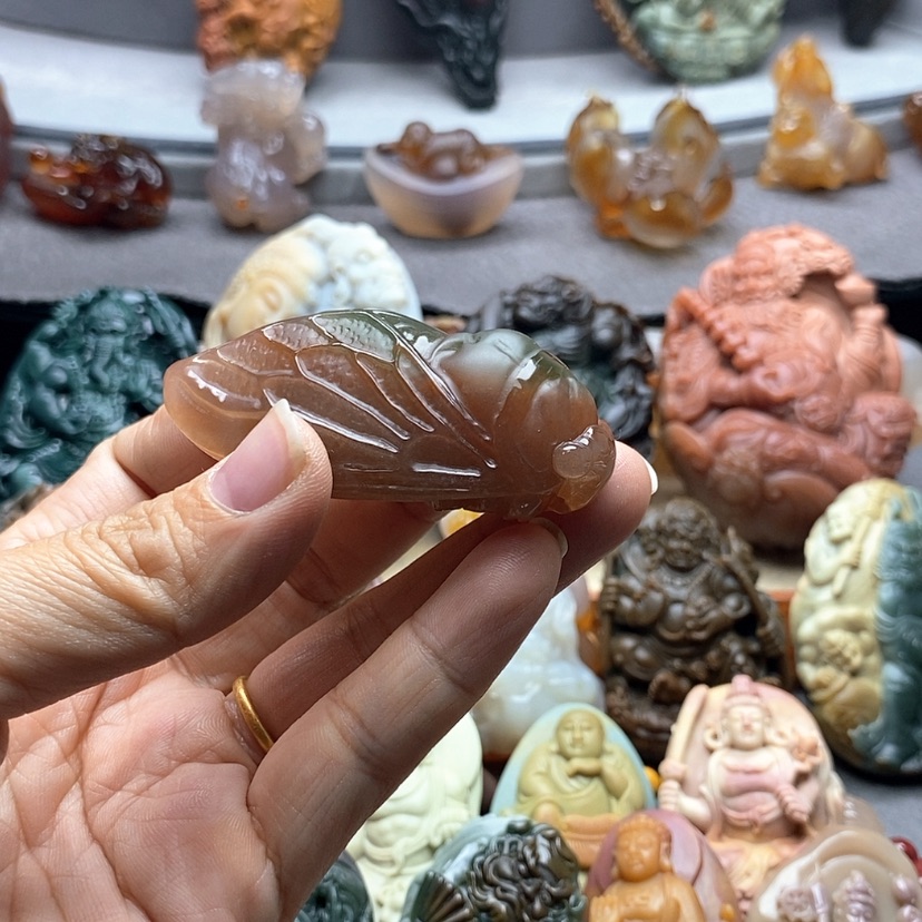 【闪购商品】未镶嵌吊坠定制玛瑙