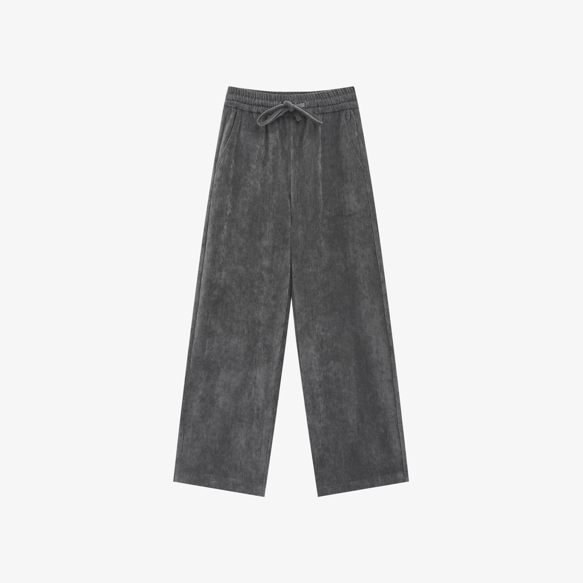 Jenner Kendal高腰时尚休闲百搭复古简约宽松长裤---JKK001090