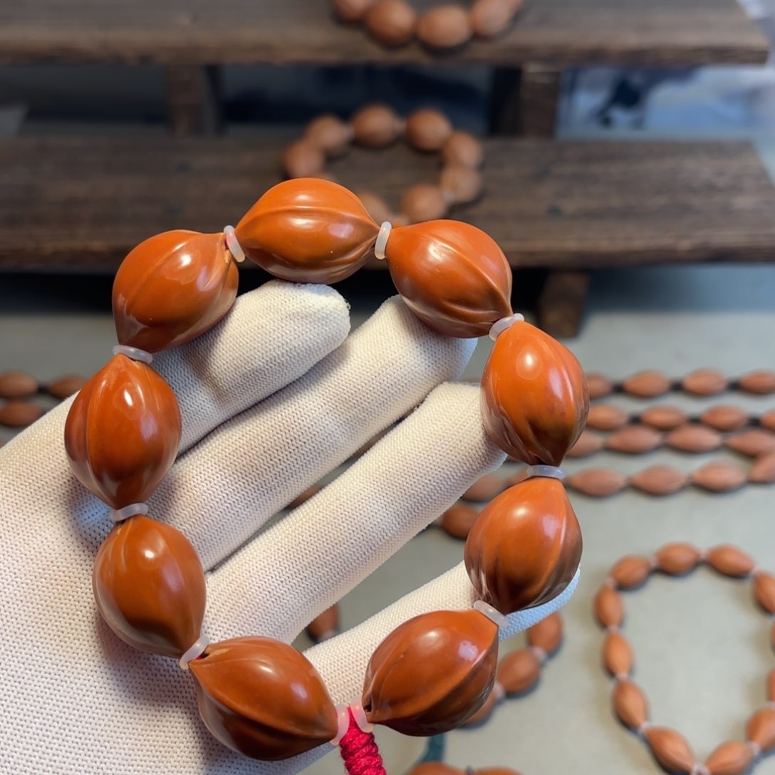 橄榄核手串/手链梅林铁核手串20×28抛光款