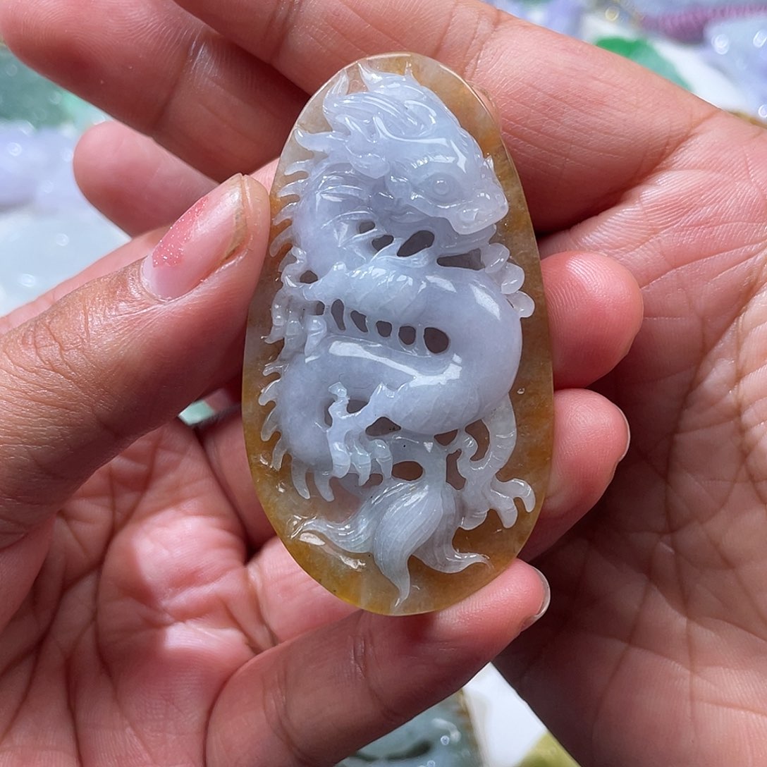 翡翠未镶嵌颈饰静**雨翡玉缘翡翠