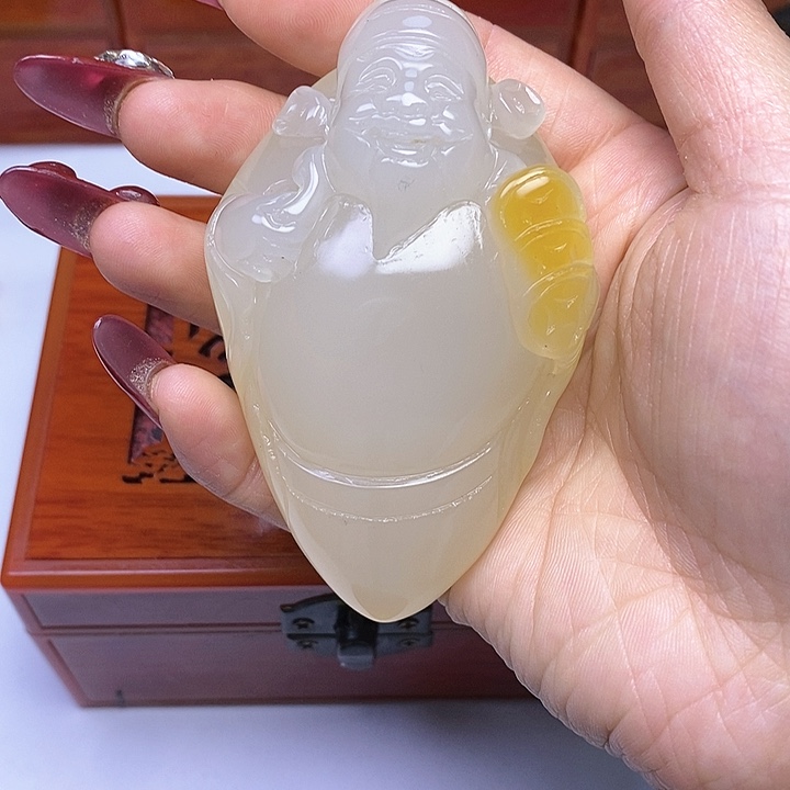 玛瑙/玉髓手把未镶嵌大**图