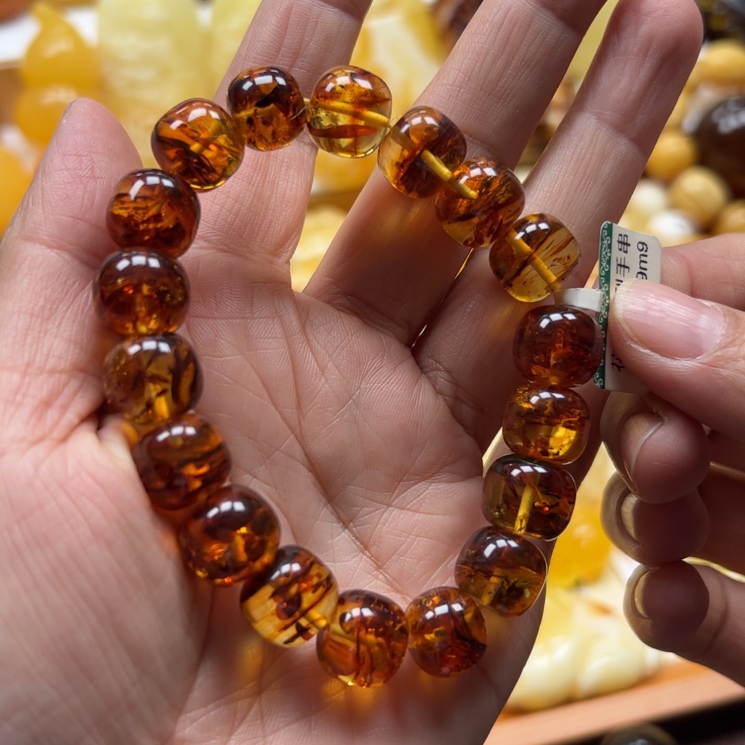 琥珀未镶嵌珠宝奇石