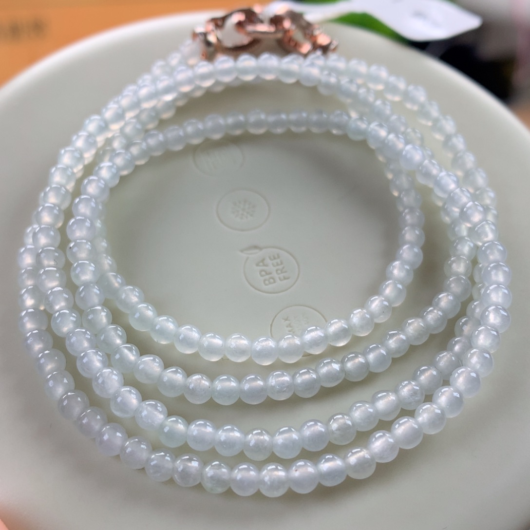 翡翠未镶嵌手链卡3.3