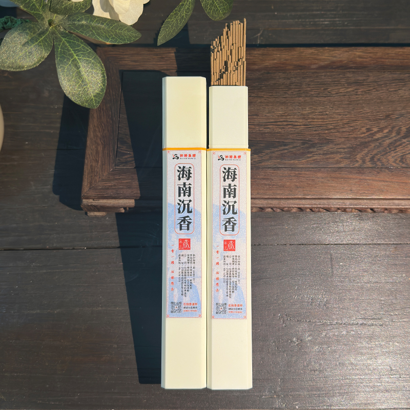 【送香插】海南虫漏老山檀香日檀夜沉香薰卧室持久留香天然清新线香