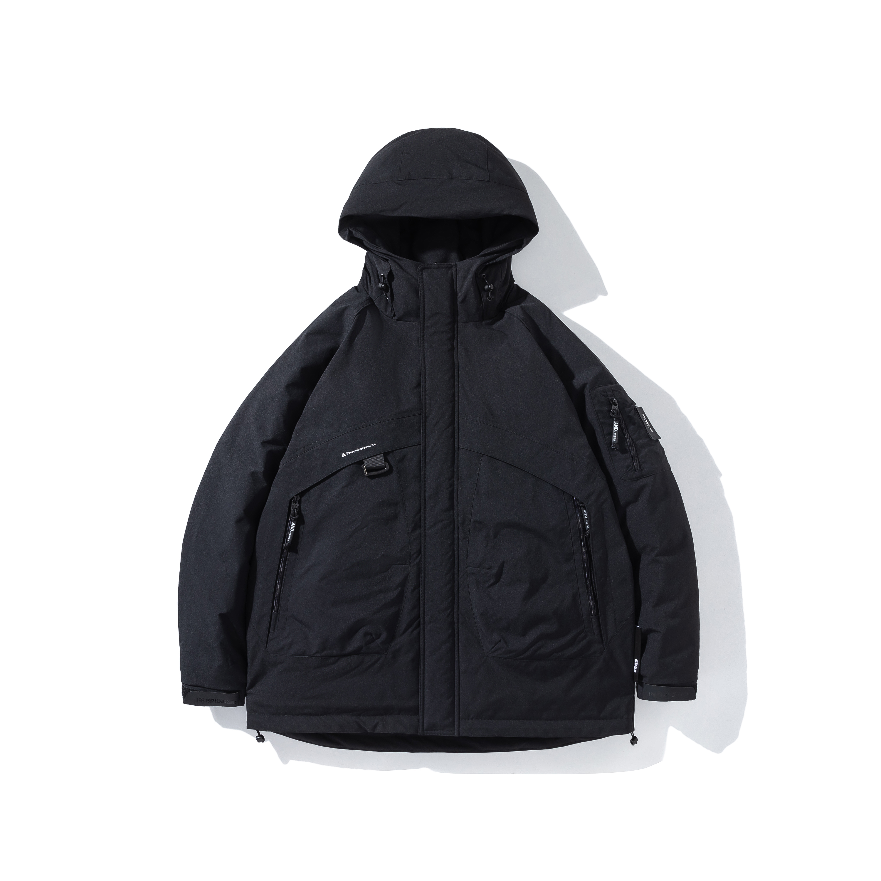 黑【海上雪羽绒服】F8冬季8899潮流户外工装御寒保暖设计情侣款