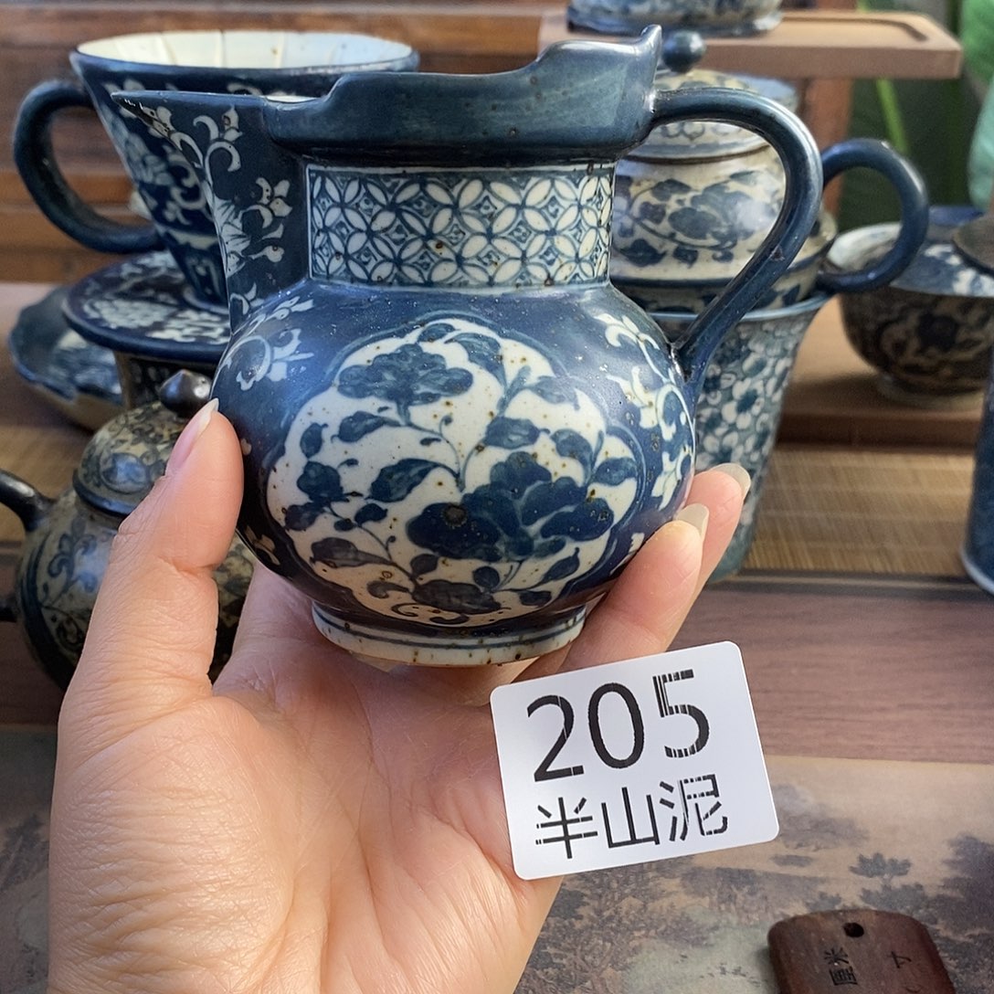 陶手工手绘青花高温陶瓷