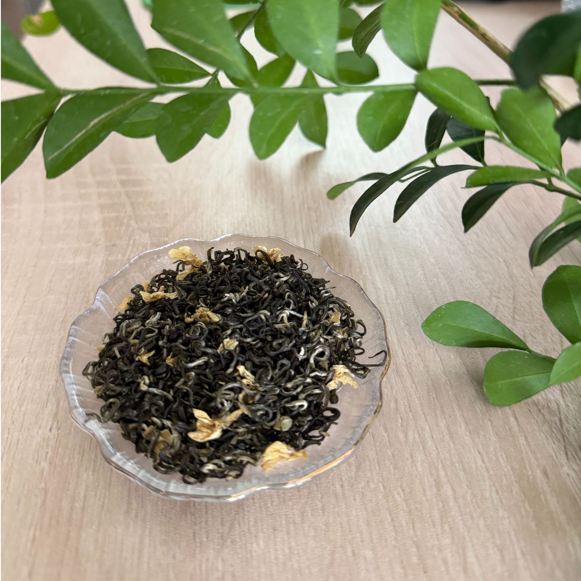 茉莉花茶2025年新茶传统炒花毛峰毛尖浓郁花香 耐泡香气持久
