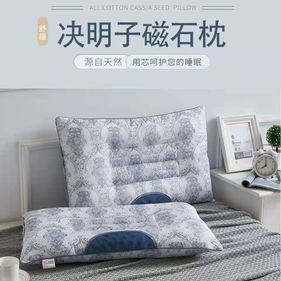 决明子保健枕头家用助睡眠单人枕芯一对装护颈椎双人成人枕