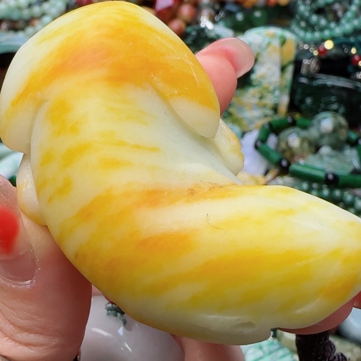 和田玉颈饰未镶嵌天然A货103