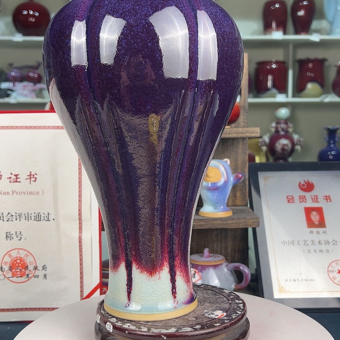 摆件郑家钧窑摆件