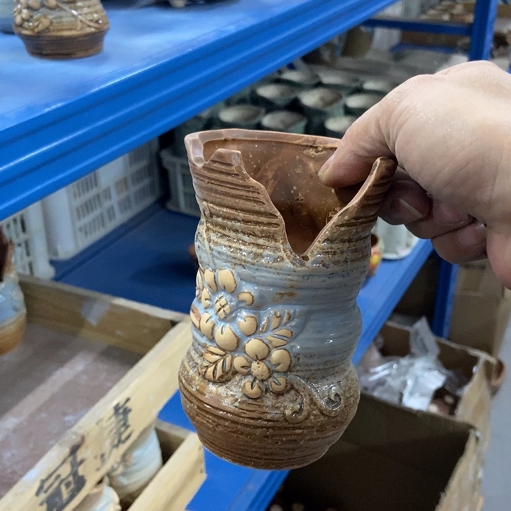 陶瓷花盆单场满9.9发8*12.5