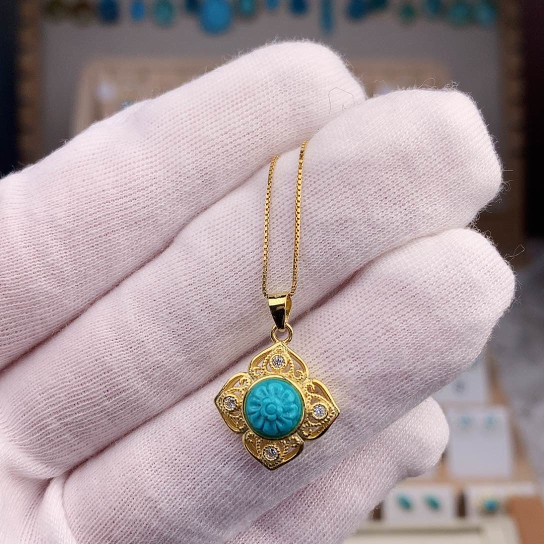 绿松石珠宝奇石未镶嵌