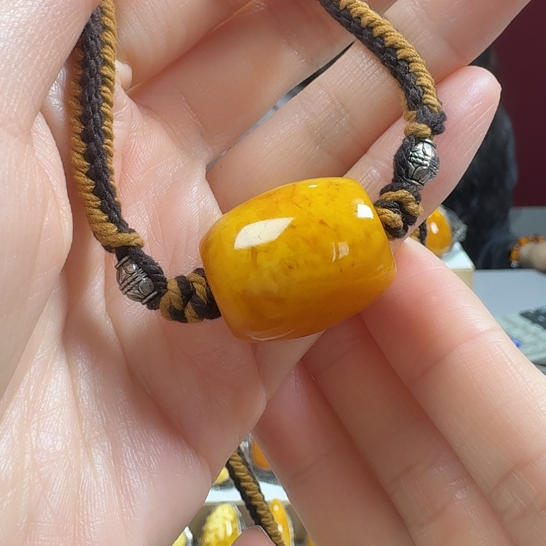 蜜蜡未镶嵌颈饰项链