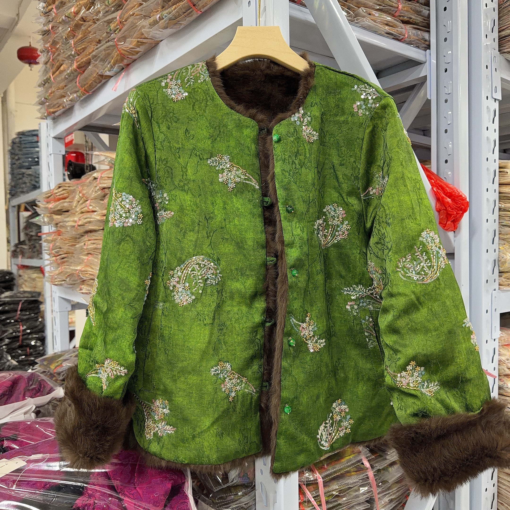 【绿珠】款新中式加厚外套