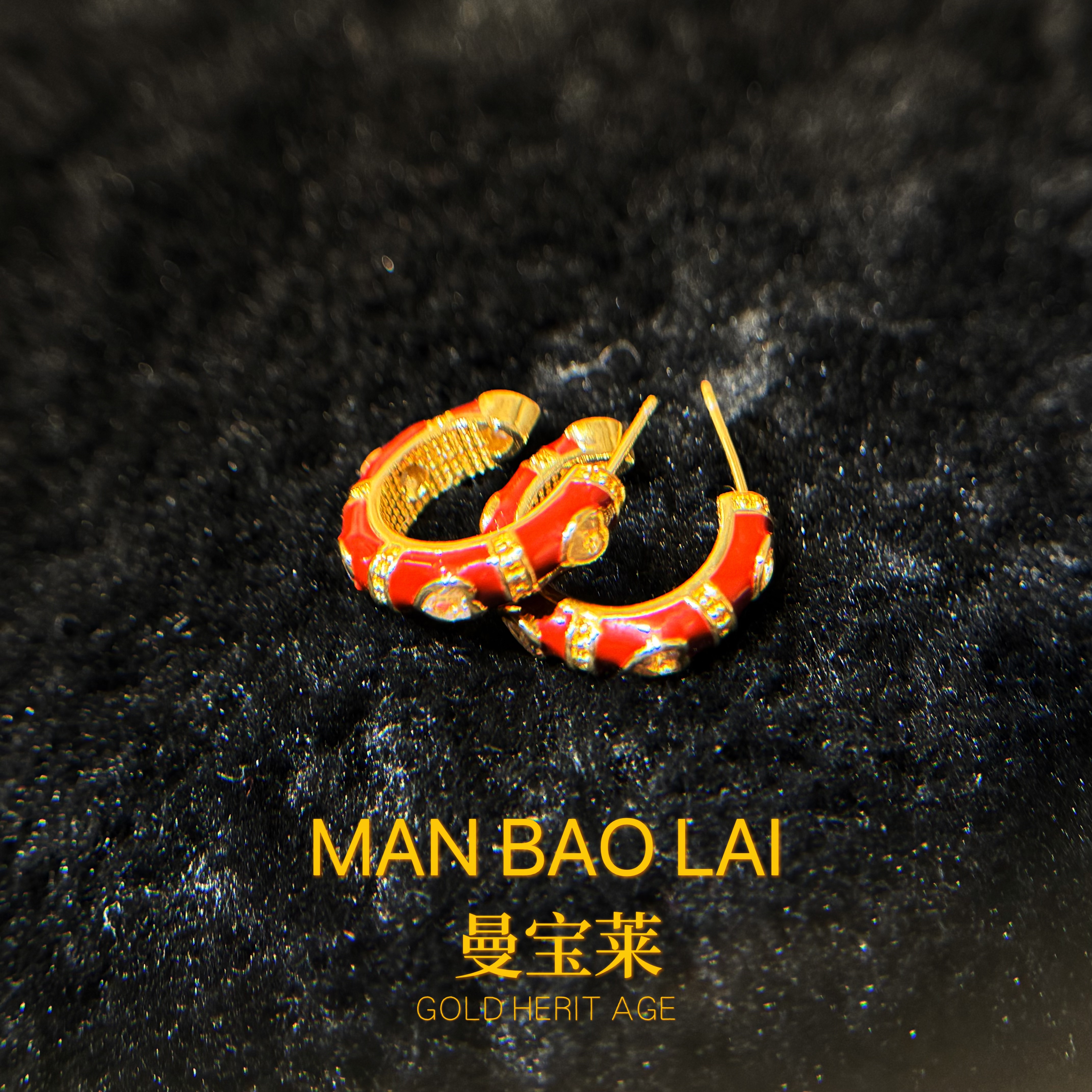 曼宝莱 合金耳饰 【笱贠】时尚气质轻奢哑光耳环MB064