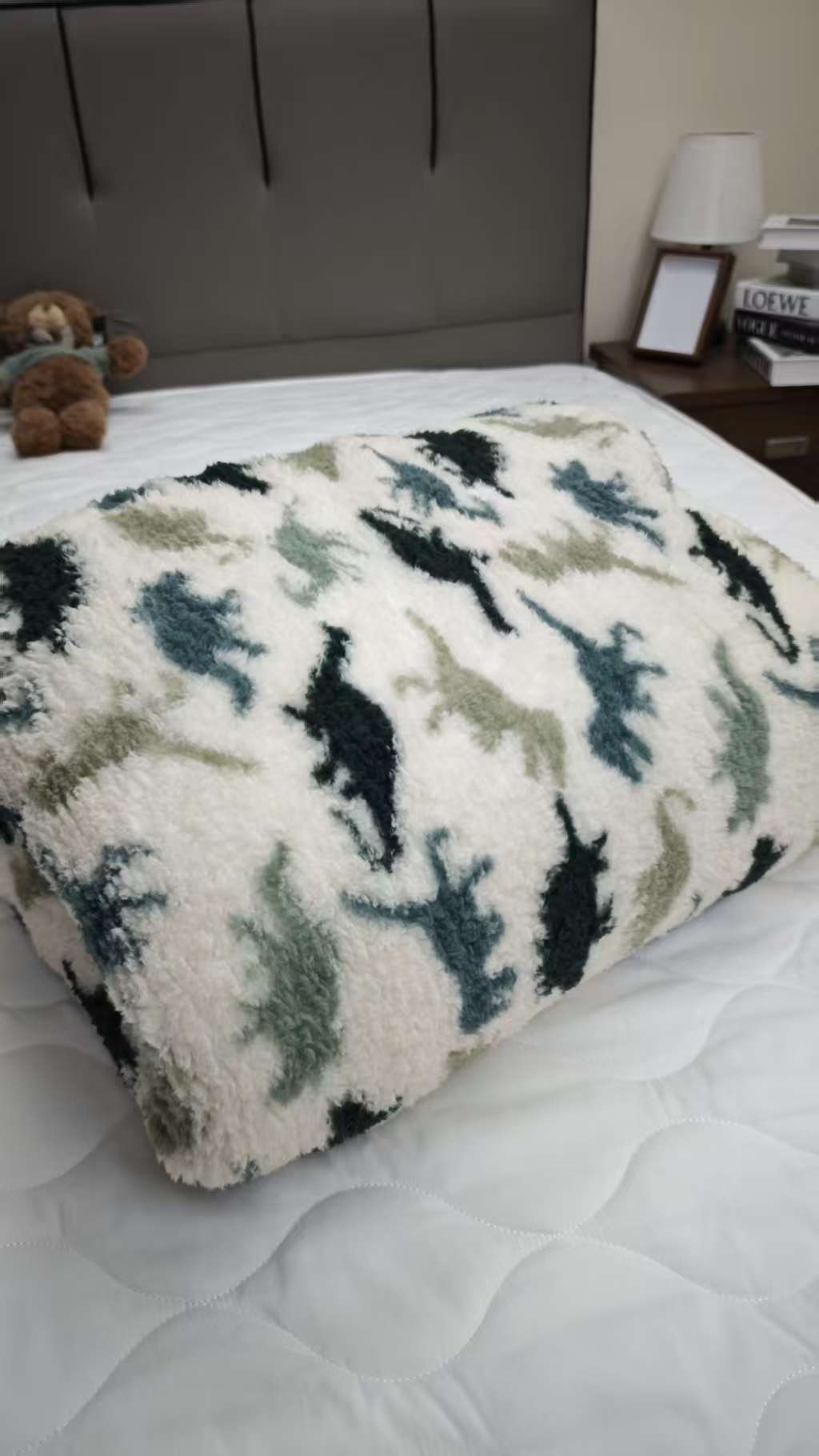 【小恐龙】设计师款多功能家用可爱绒被加厚柔软休闲毯