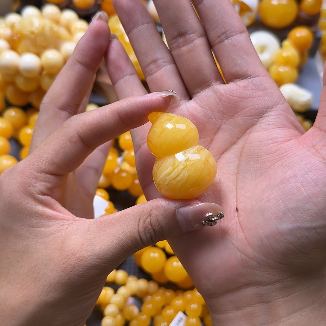 未镶嵌蜜蜡珠宝奇石虎皮葫芦