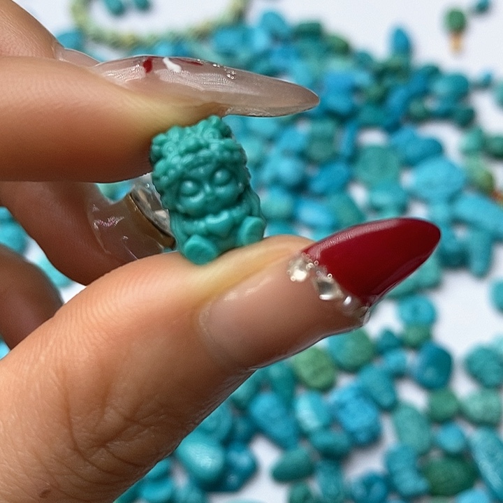 绿松石珠宝奇石未镶嵌