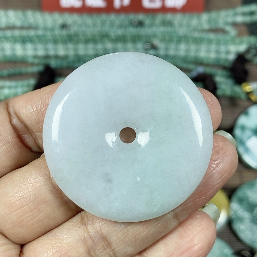 【闪购商品】翡翠颈饰未镶嵌玉吊坠翡翠玉平安扣