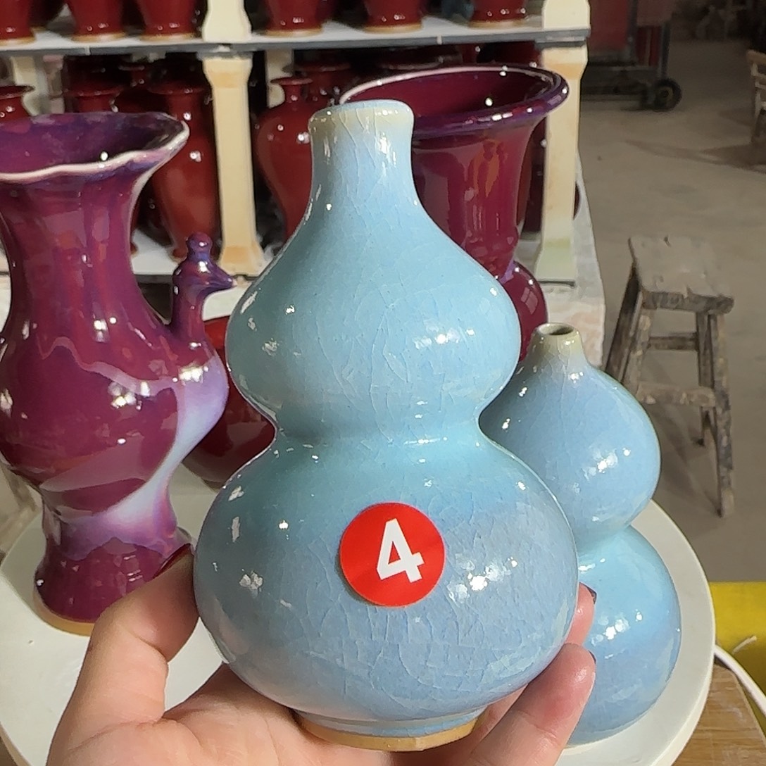 摆件陶郑家钧窑摆件