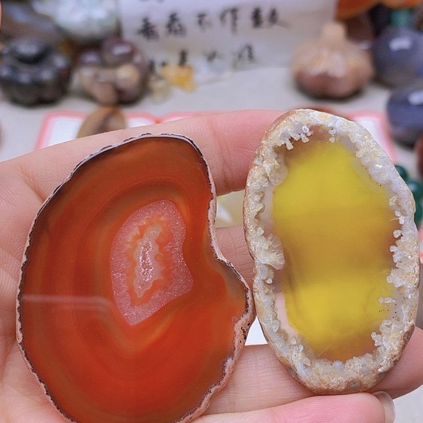 【闪购商品】未镶嵌玛瑙/玉髓珠宝半成品燕*鹤