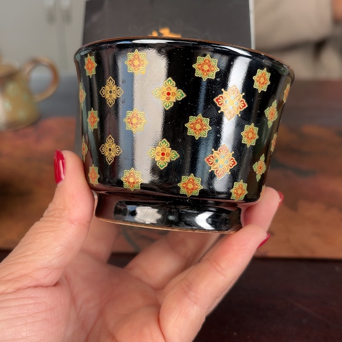 龙泉云间青瓷小米茶器
