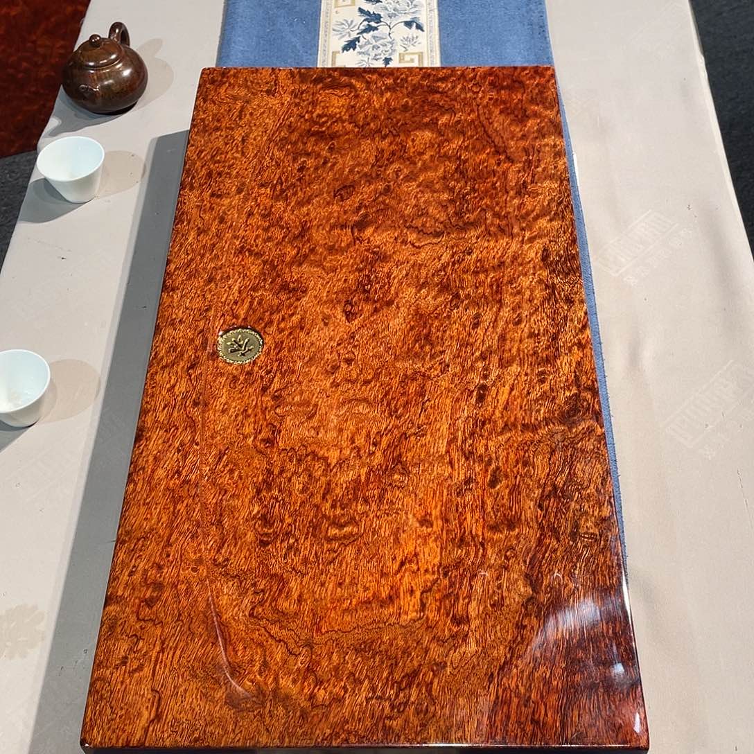 1***朋原木实木巴花茶盘一物一拍61-31