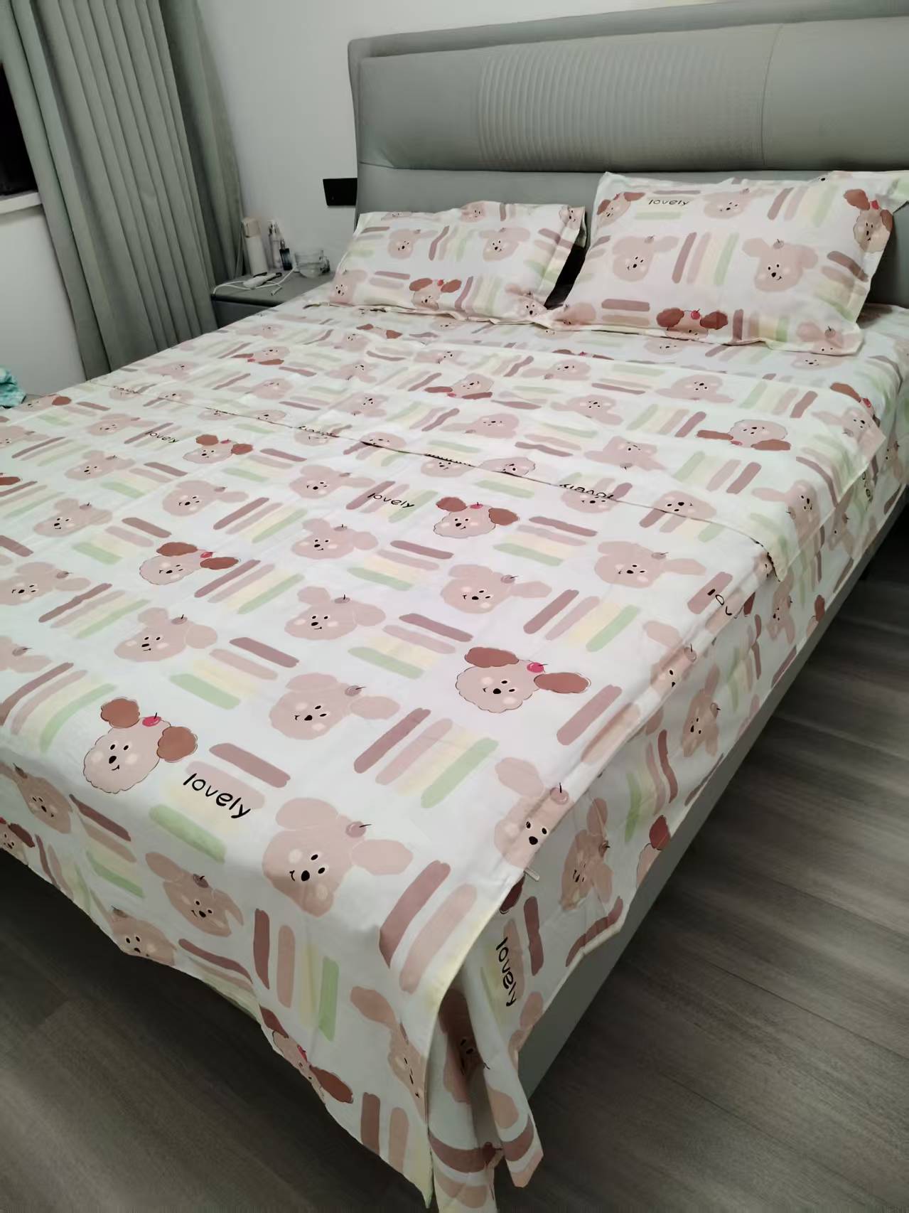 快乐小狗 | 李李纯棉定制 亲肤 斜纹棉床品 高支高密四季