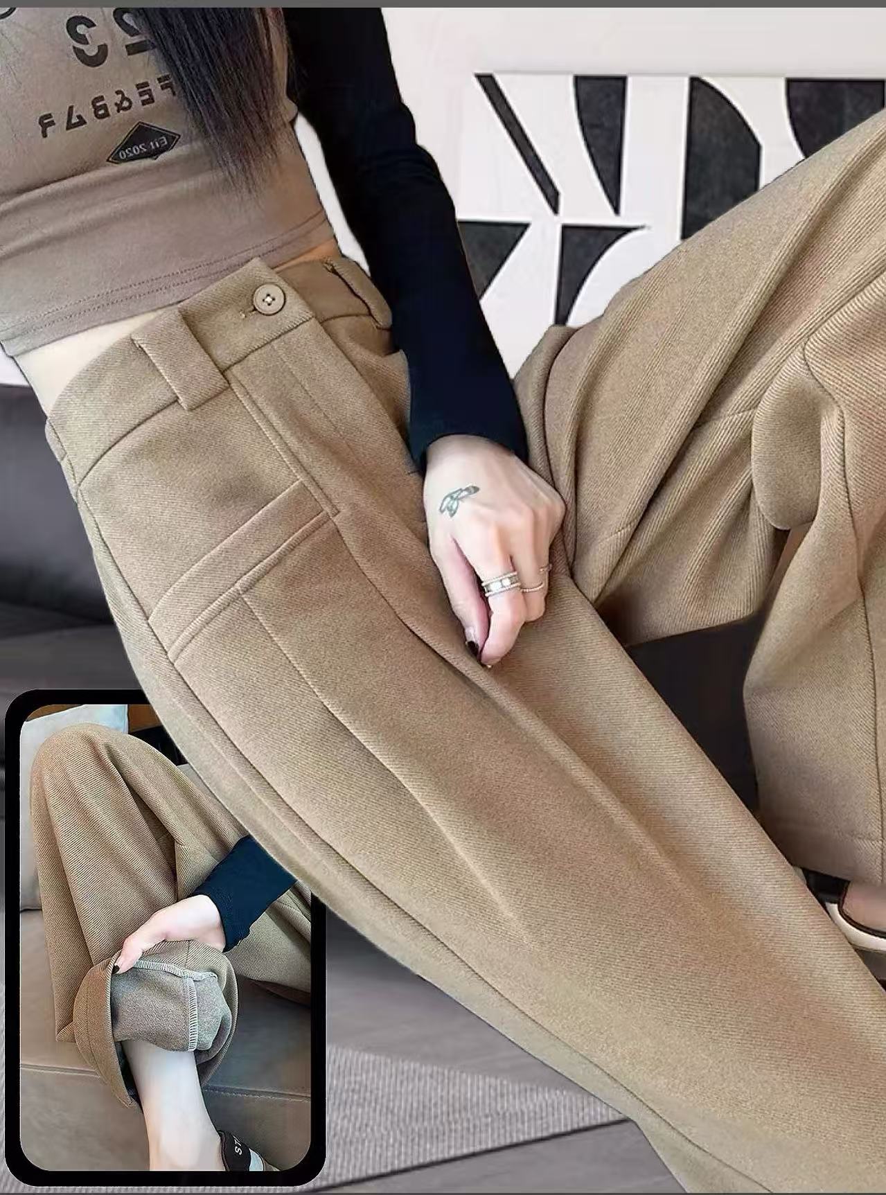 【0531-0540】直播间下单， 加厚阔腿裤， 主播过十款后上链接  