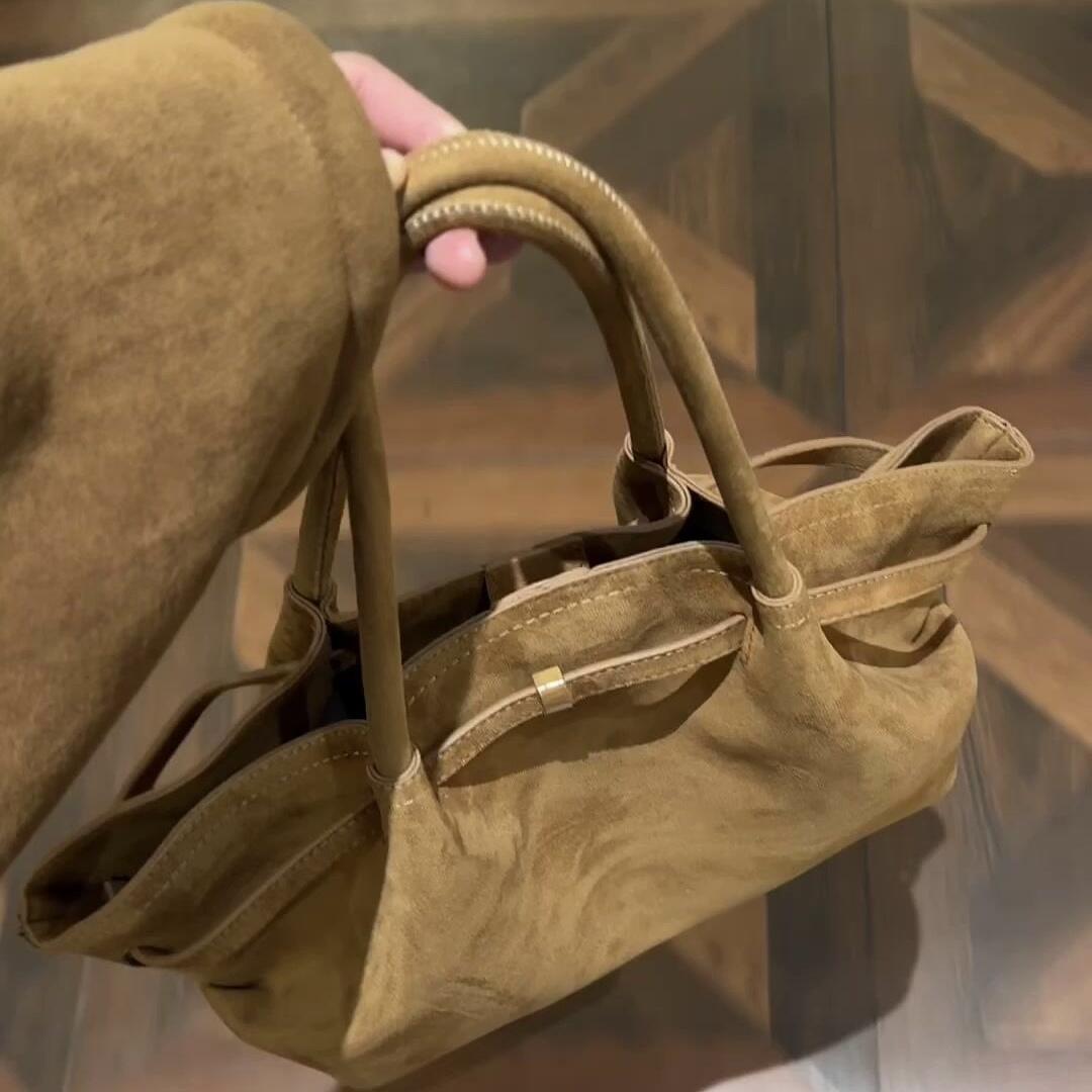 小众设计复古大容量手提单肩包夏季新款高级感时尚百搭通勤托特包