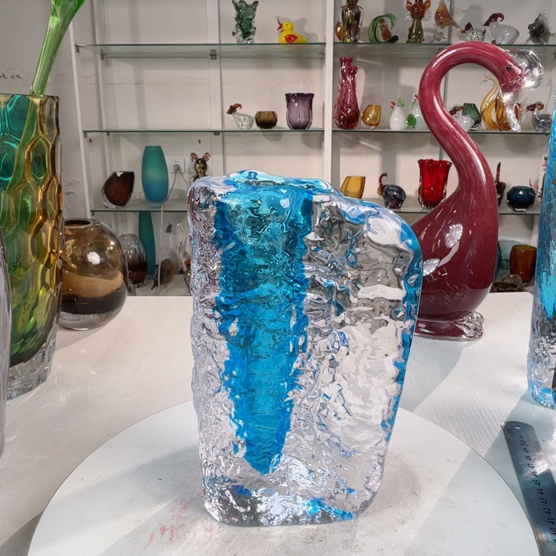 20 高轻奢琉璃花器福利正常手工痕迹