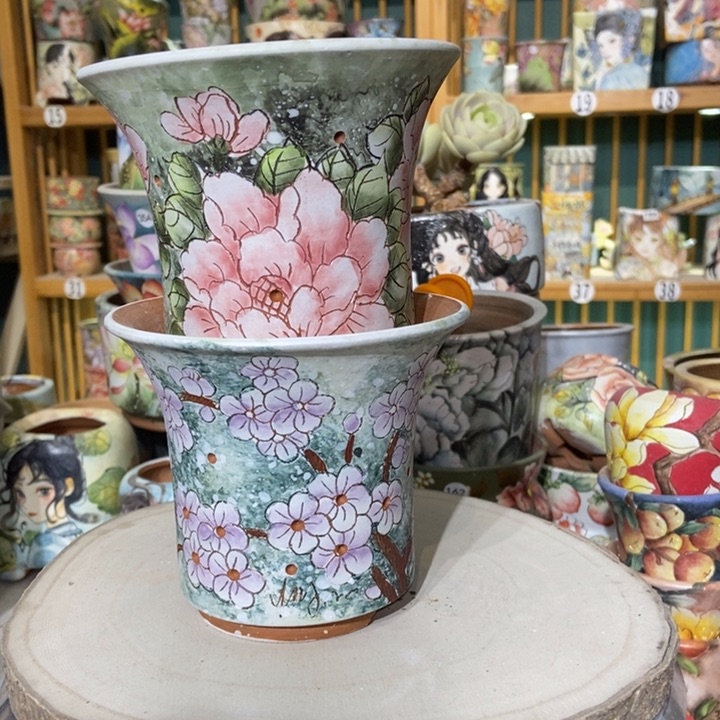 红陶景德镇艺术手绘作品