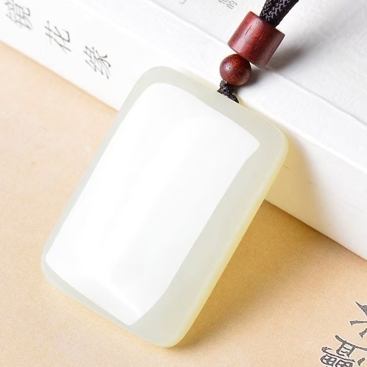    脂白平安无事牌 长60MM宽40MM厚度10MM（多样性发货）