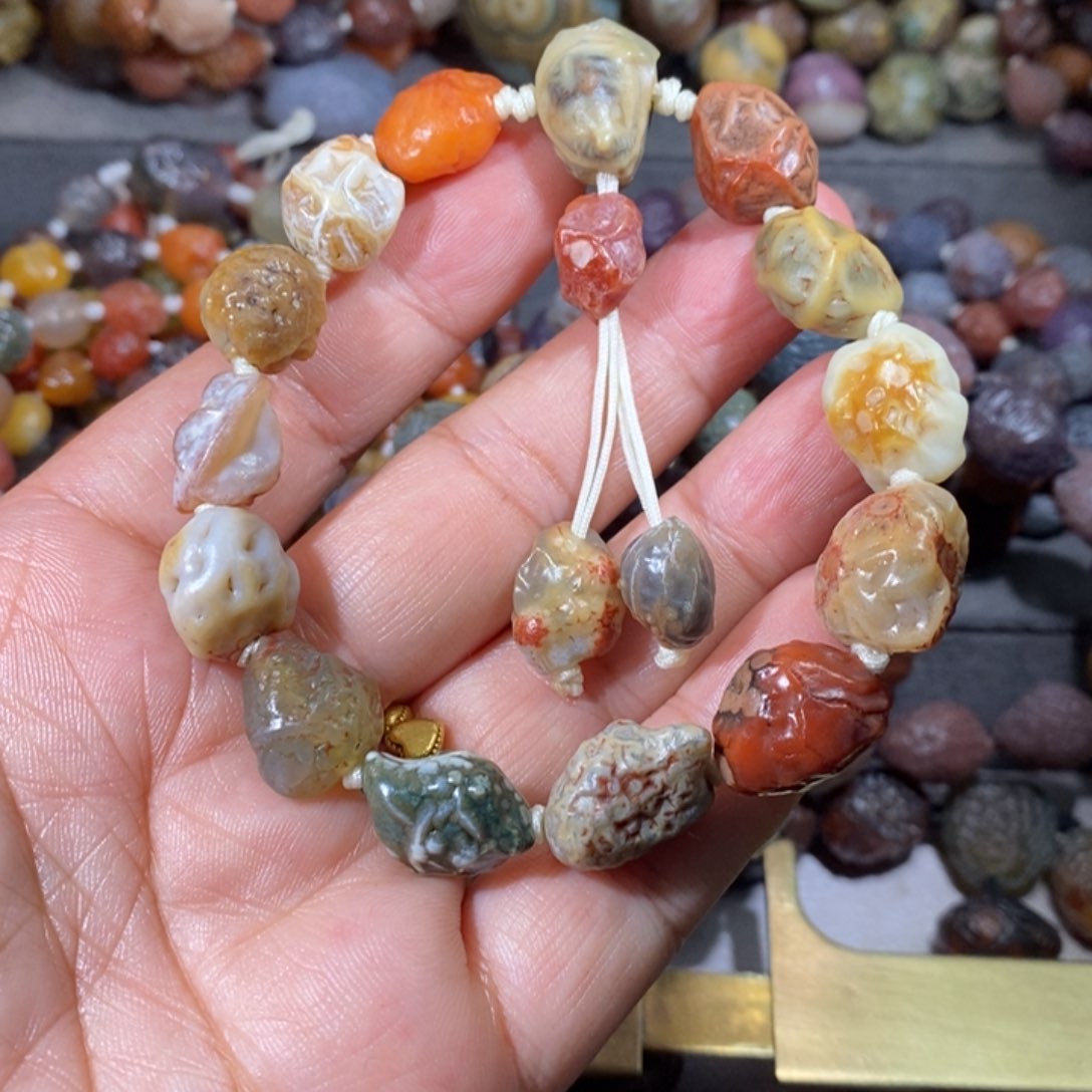 未镶嵌玛瑙/玉髓珠宝奇石用****1