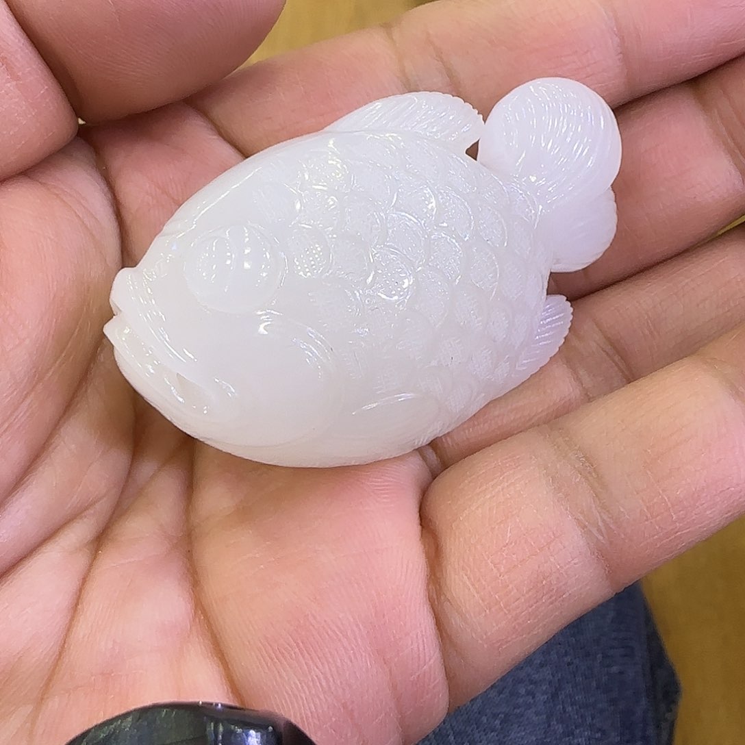 和田玉吊坠(不含链)未镶嵌