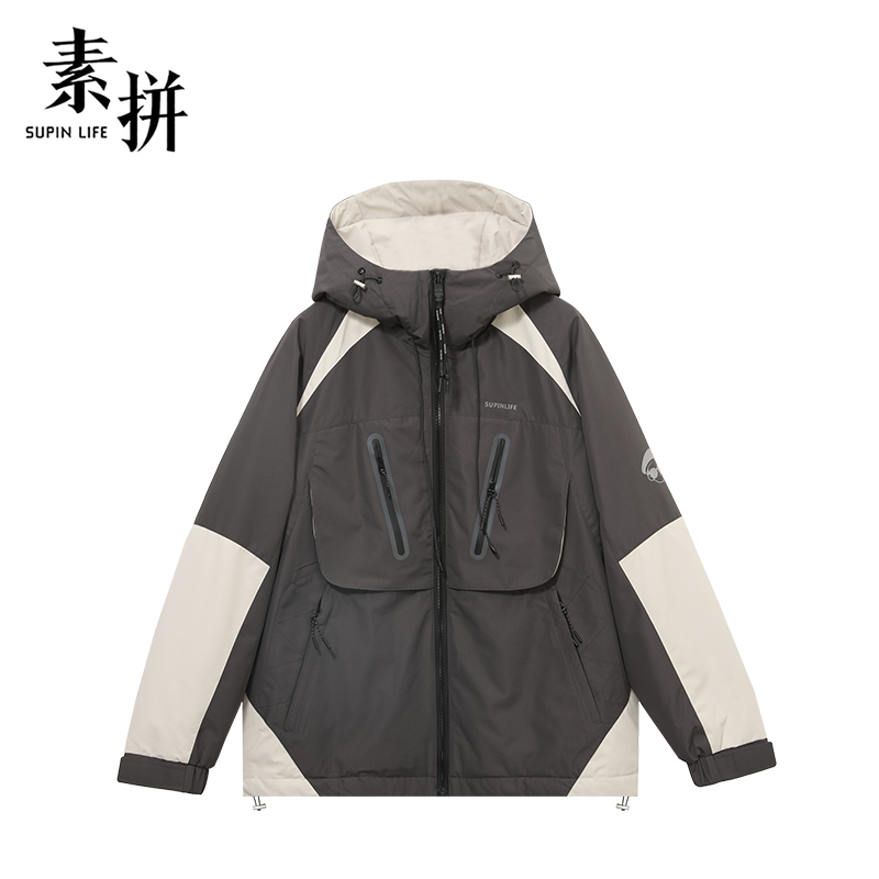 素拼鹅绒服SPAYR357602AM-SPAYR357602BM-SPAYR357602CM