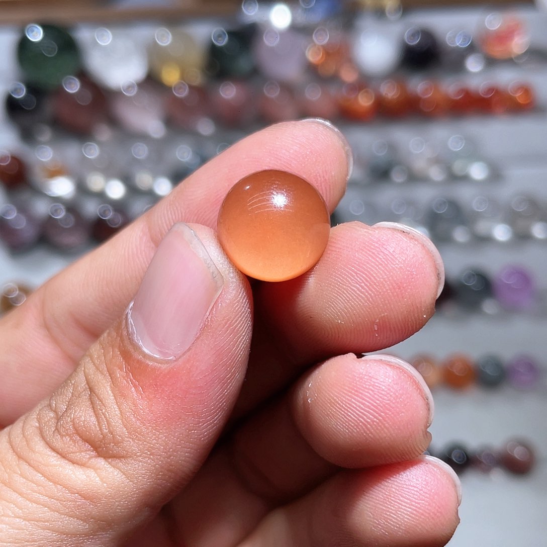 发晶耳饰银S925镶嵌奥*