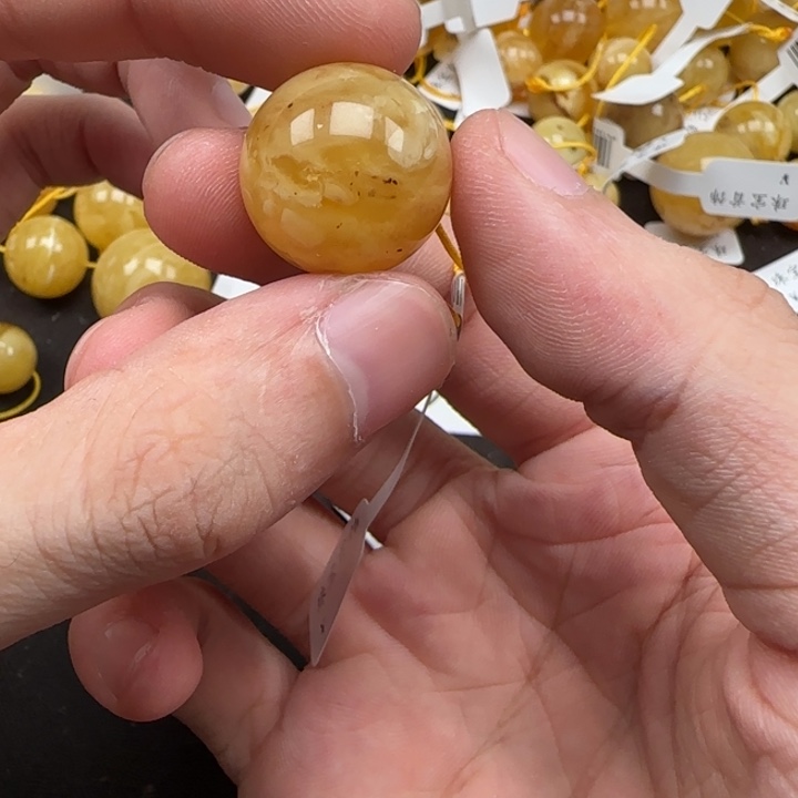 蜜蜡未镶嵌珠宝奇石天然188
