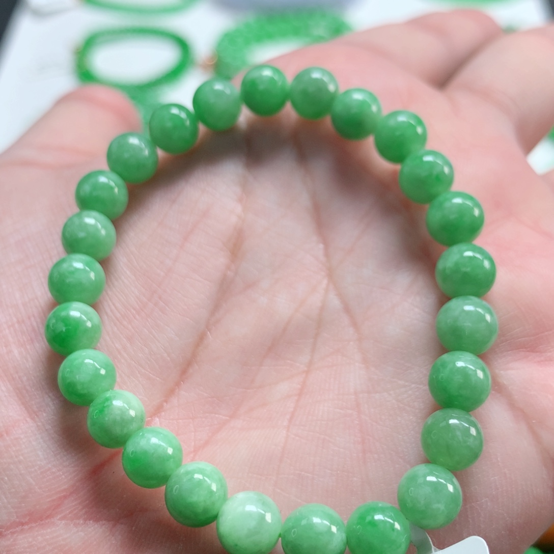 翡翠未镶嵌手链翡翠