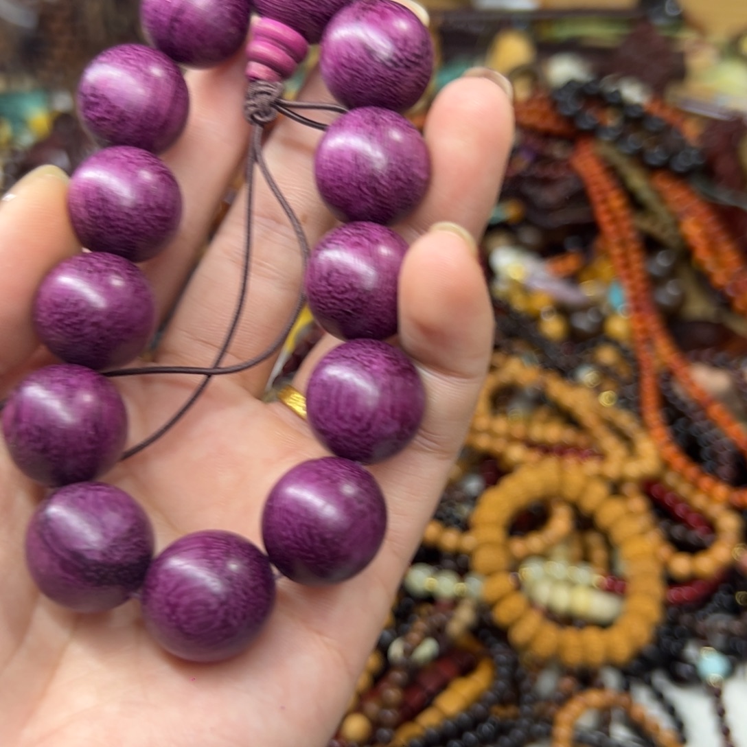 维腊木（绿檀）无事牌