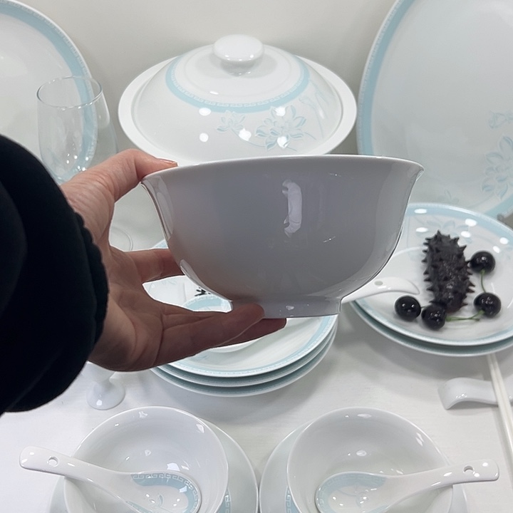 开****陶江西景德镇陶瓷餐具面碗2只