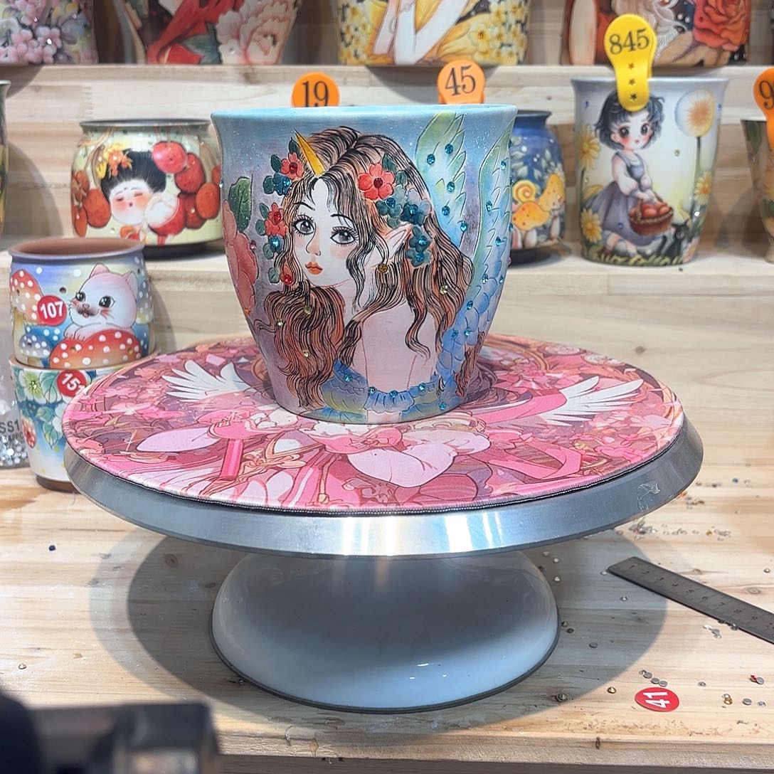 紫砂花盆手工花盆默认微瑕13.5/14