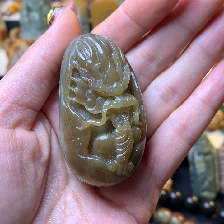 岫岩老玉（透闪石质玉）手链未镶嵌