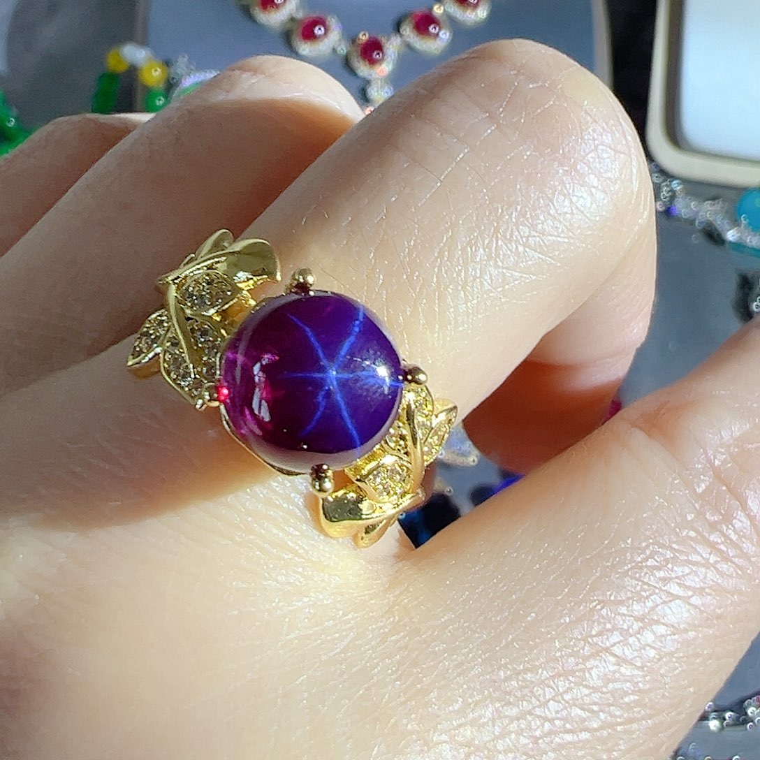 花岗石钨合金红色蓝色吊坠