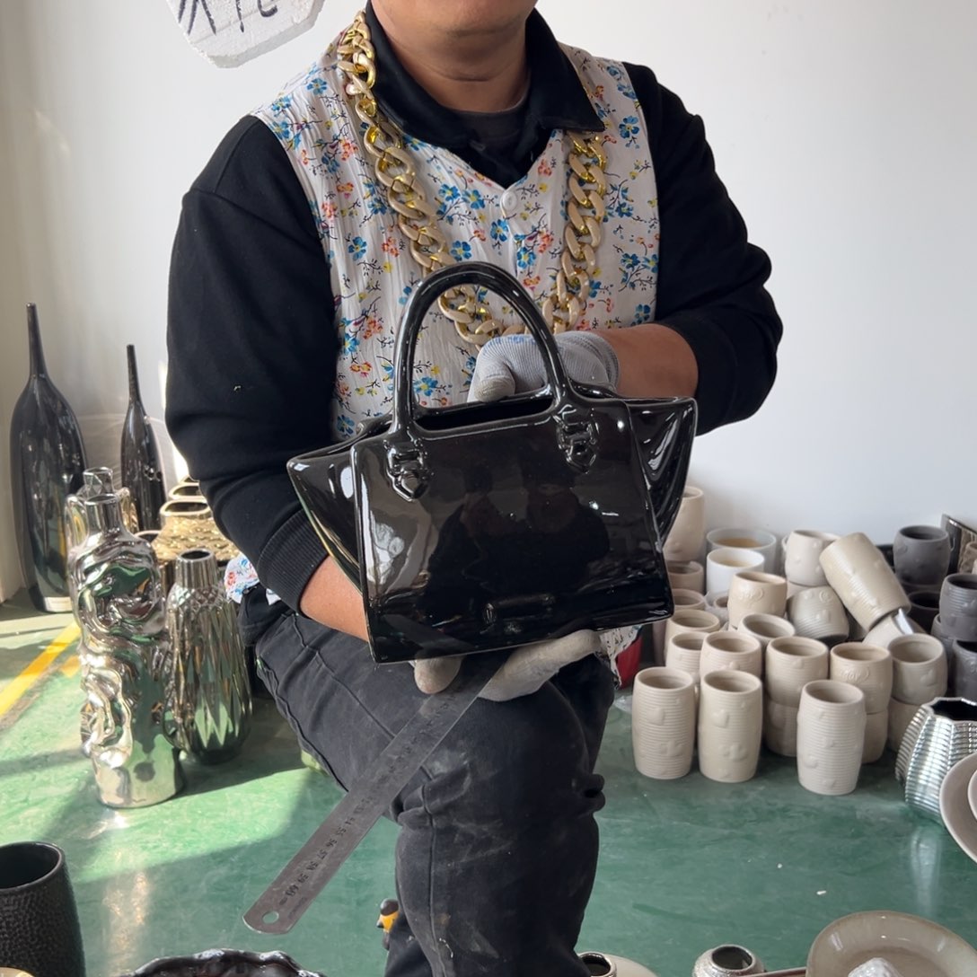 摆件11 号高中低温陶瓷工艺瓶（部分微瑕）