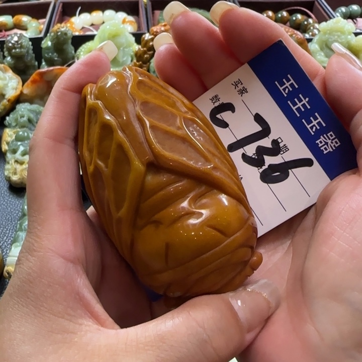 未镶嵌透闪石质玉把件